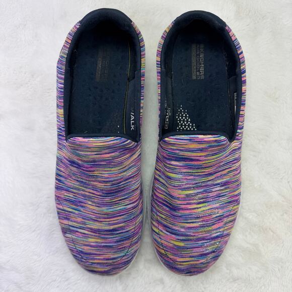 Skechers GoWalk 5 Multicolor Casual Sneakers Women’s Size 11 - Picture 8 of 10